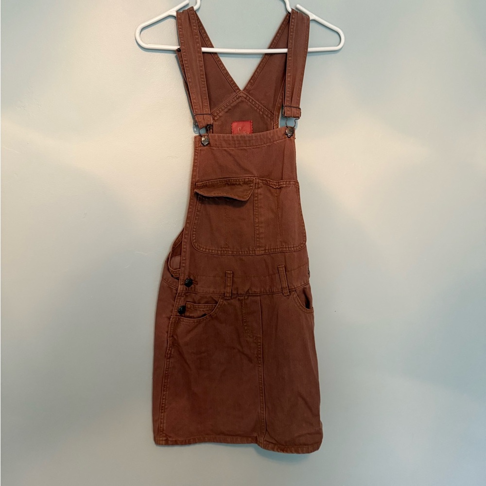 Lux Brown Denim Dress